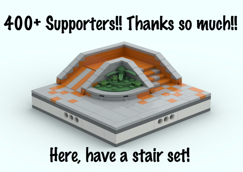 Stair Set 400+ supporters!