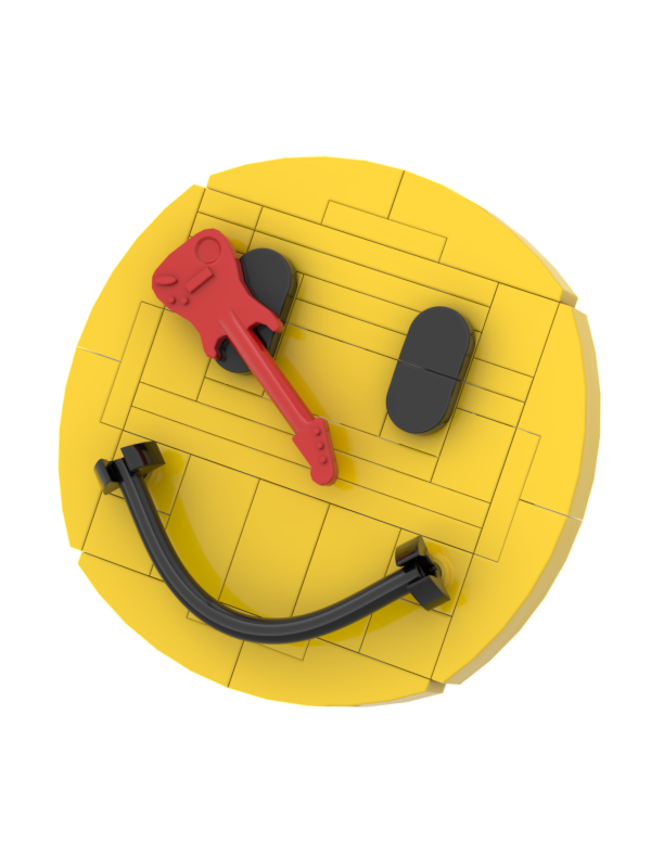 Watchmen bloody smiley (Comedian's badge)