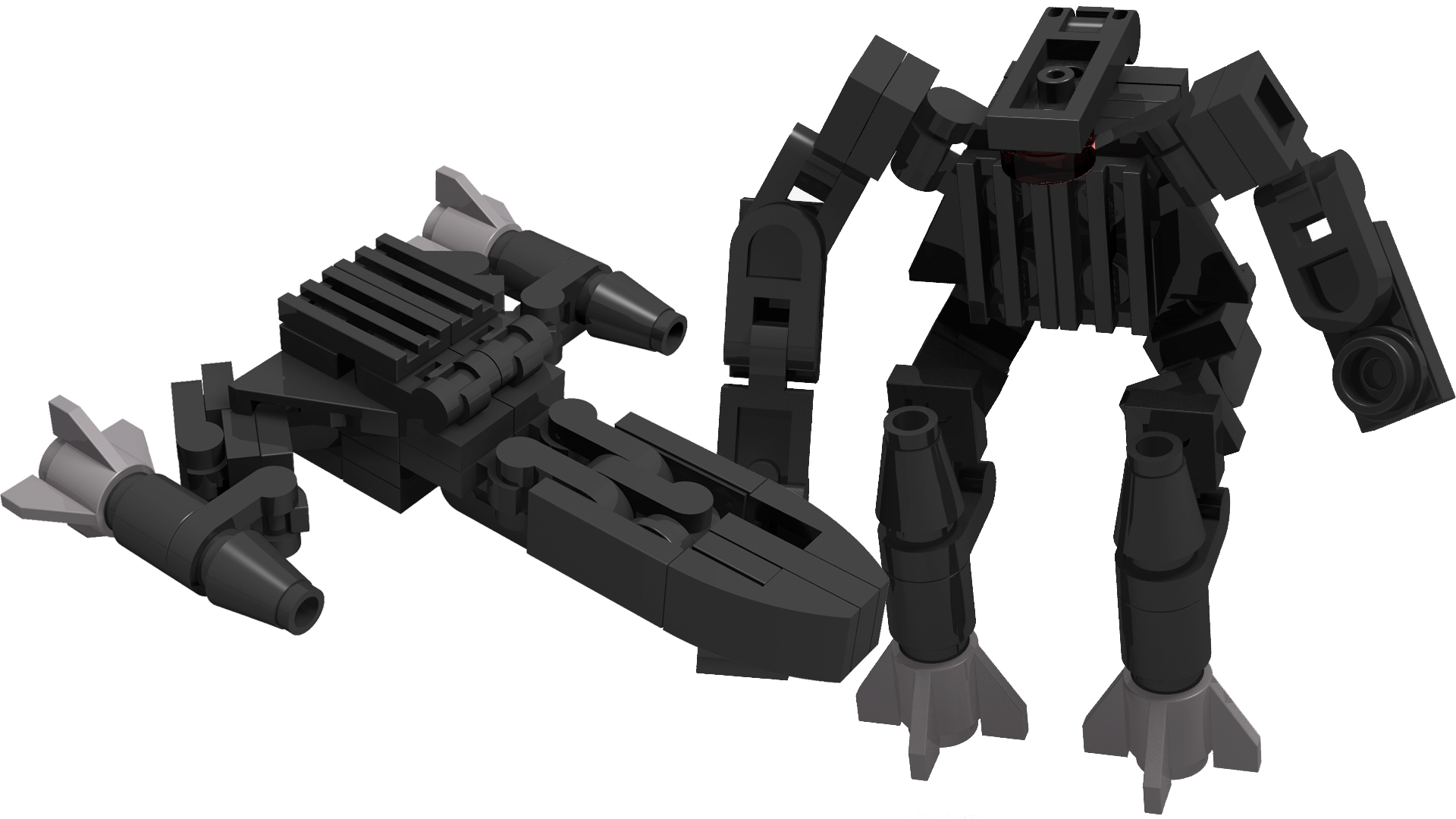 Transformers Movie ROTF Jetfire Mini Mecha (MOC-50257) - LEGO MOC | MOC ...