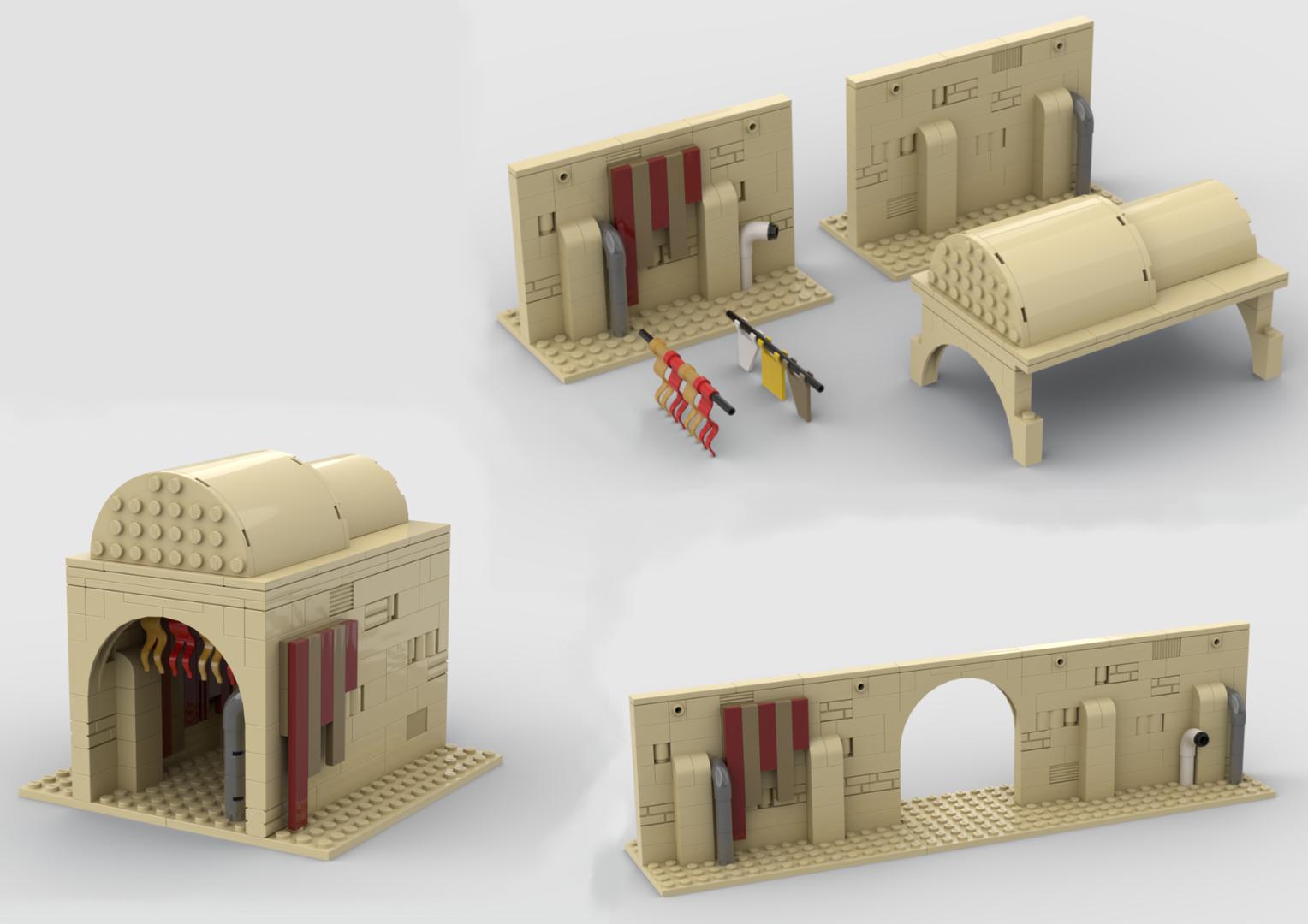 Tatooine  Wall and Corridor; TAT03