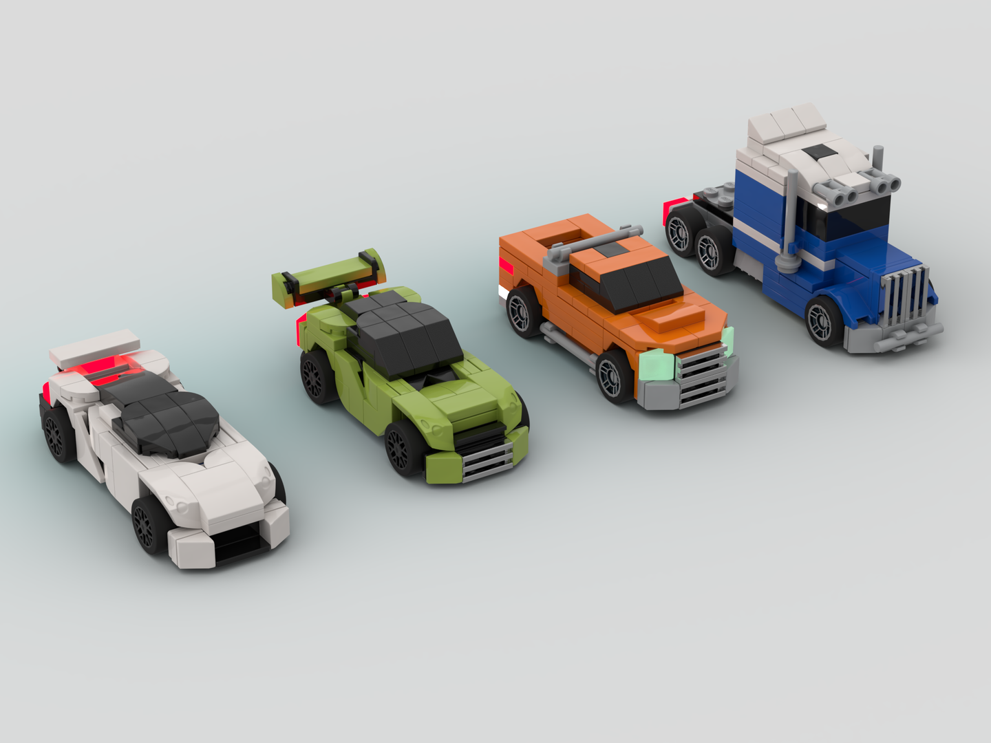 Car pack #1 (1:55 scale)