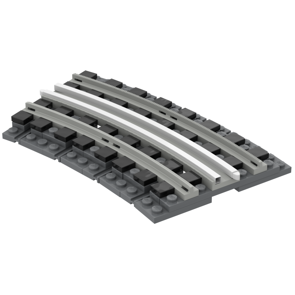 Ballasted R40 Curve Track 12V [L-Gauge compatible]