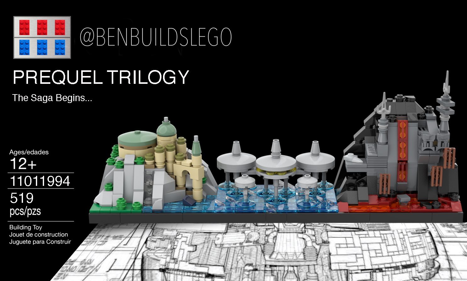 SW: Prequel Trilogy skyline
