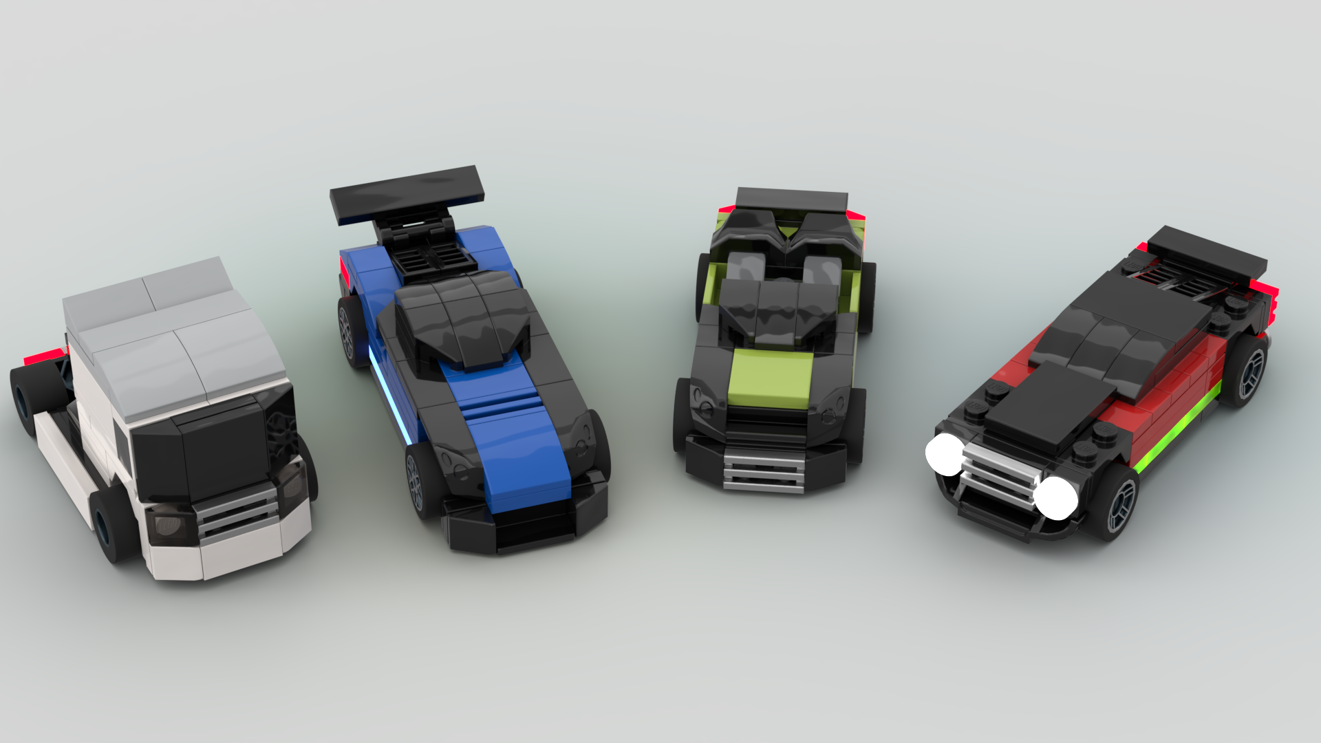 Car pack #4 (1:55 scale)