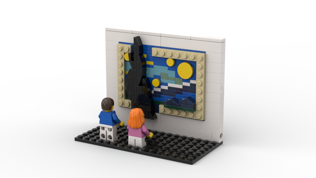 3D Mini Masterpiece - The Starry Night