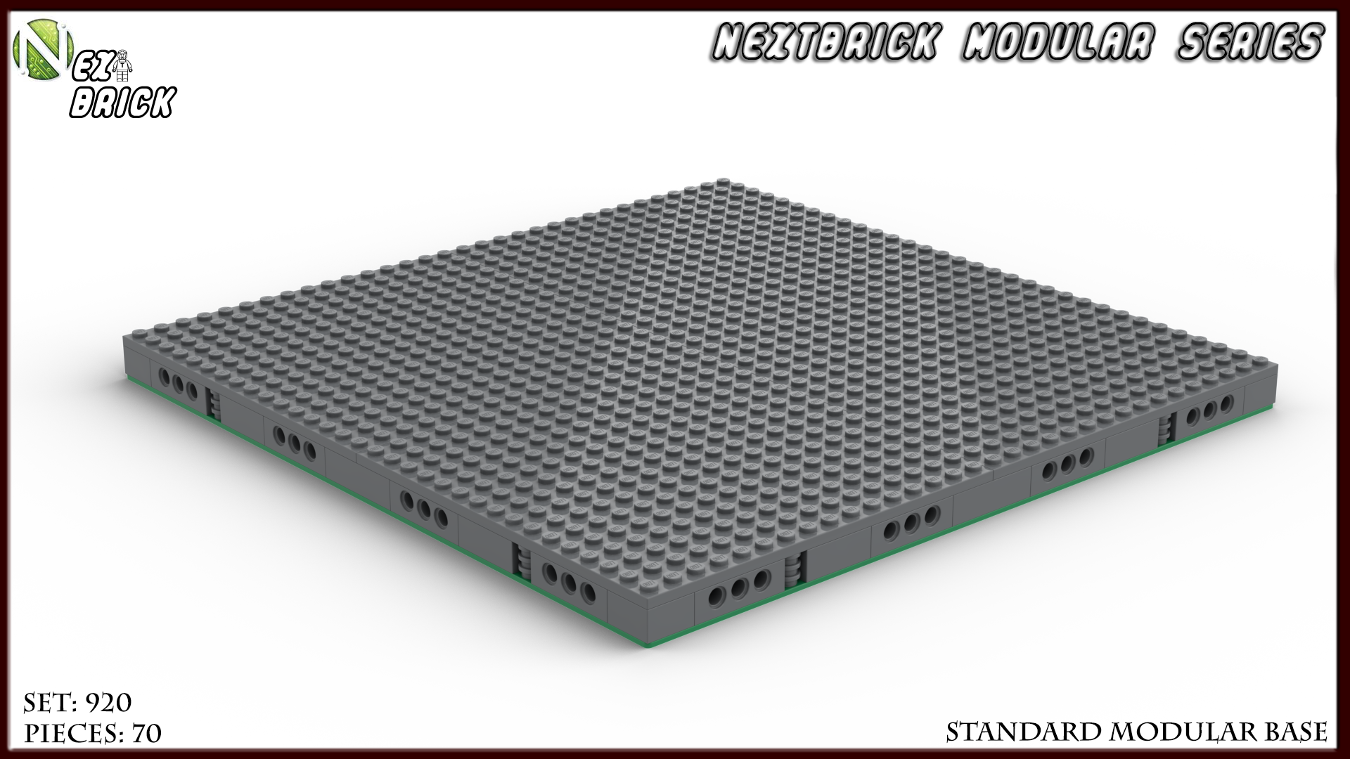 NEXTBrick System Modular Standard 32x32 (MOC-51119) - LEGO MOC | MOC ...