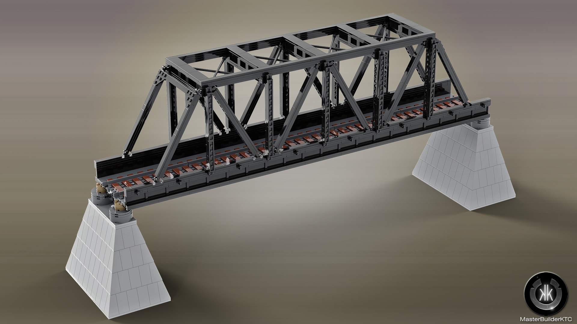 Iron Truss Railway Bridge
