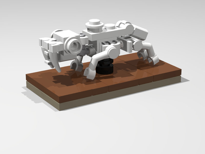 Fossil Smilodon (saber-toothed cat)