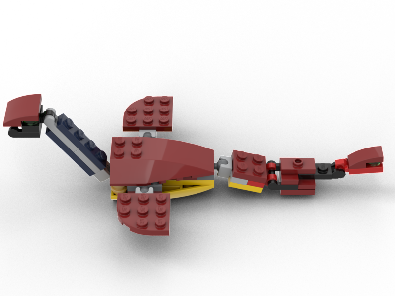 legocreator 31102 moc baby nessie