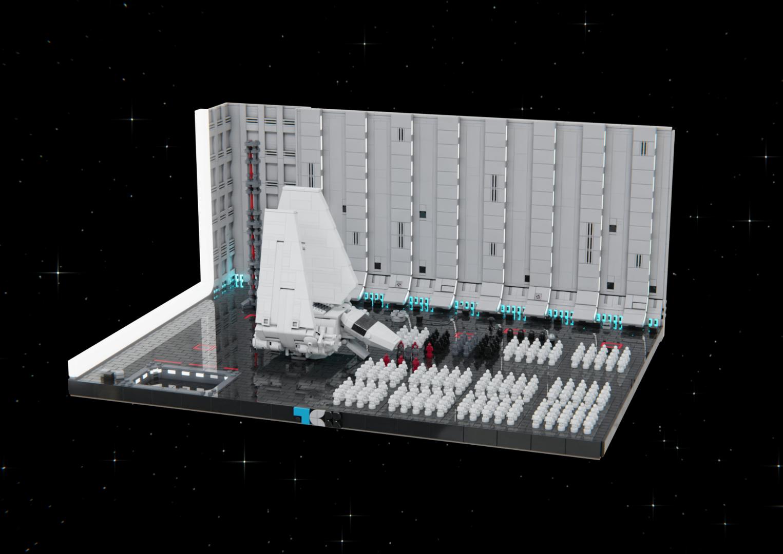 Death Star II Hangar Bay 272 Diorama MOC