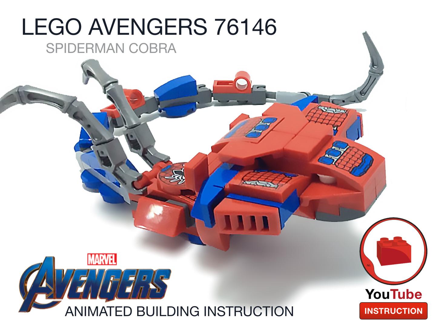 Cobra Snake MOC - Lego Marvel Avengers 76146 - Spiderman alternate build