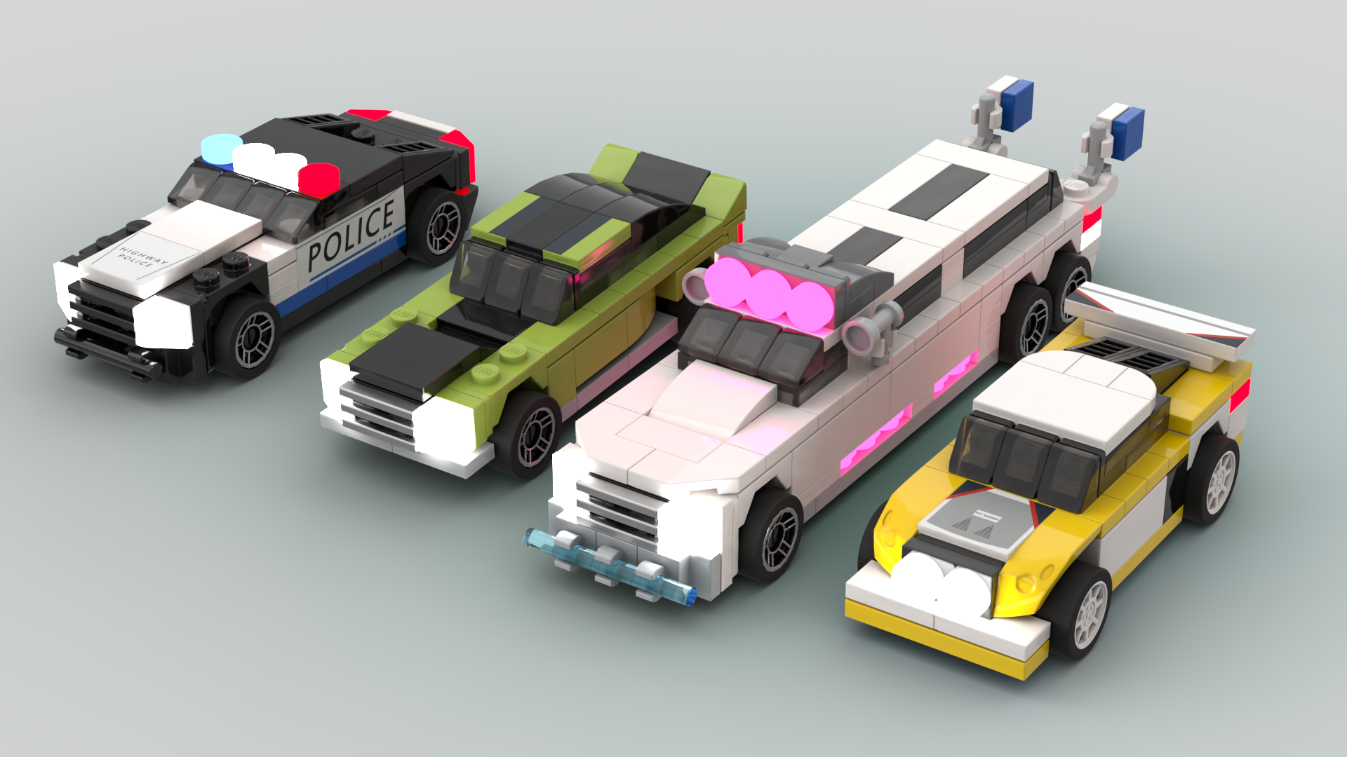 Car pack #5 (1:55 scale)