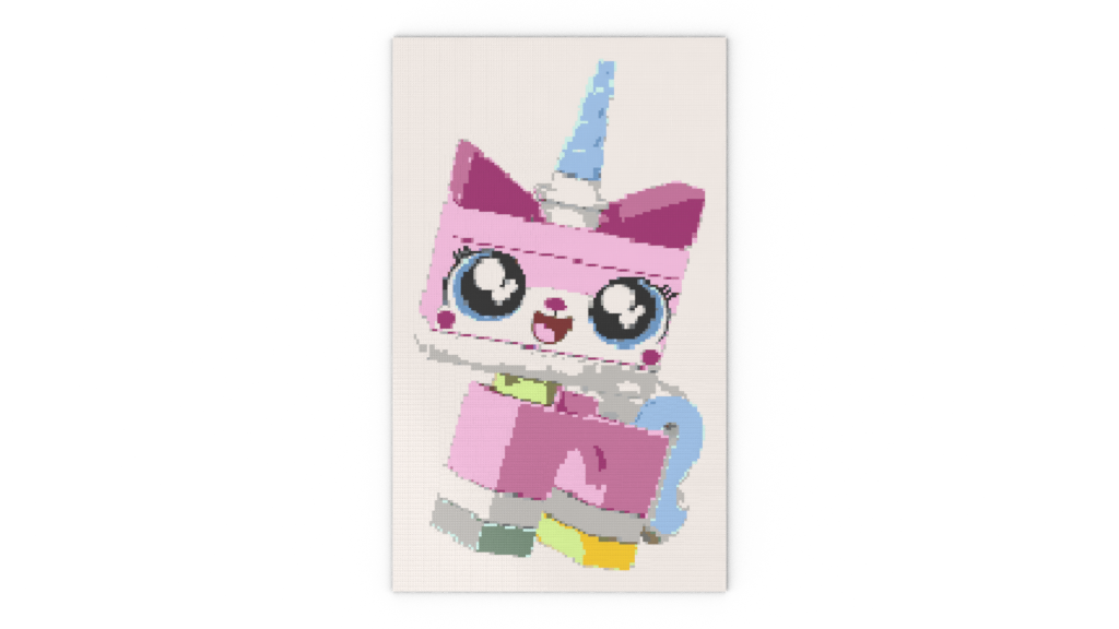 Unikitty Mosaic (Made with stud.io)