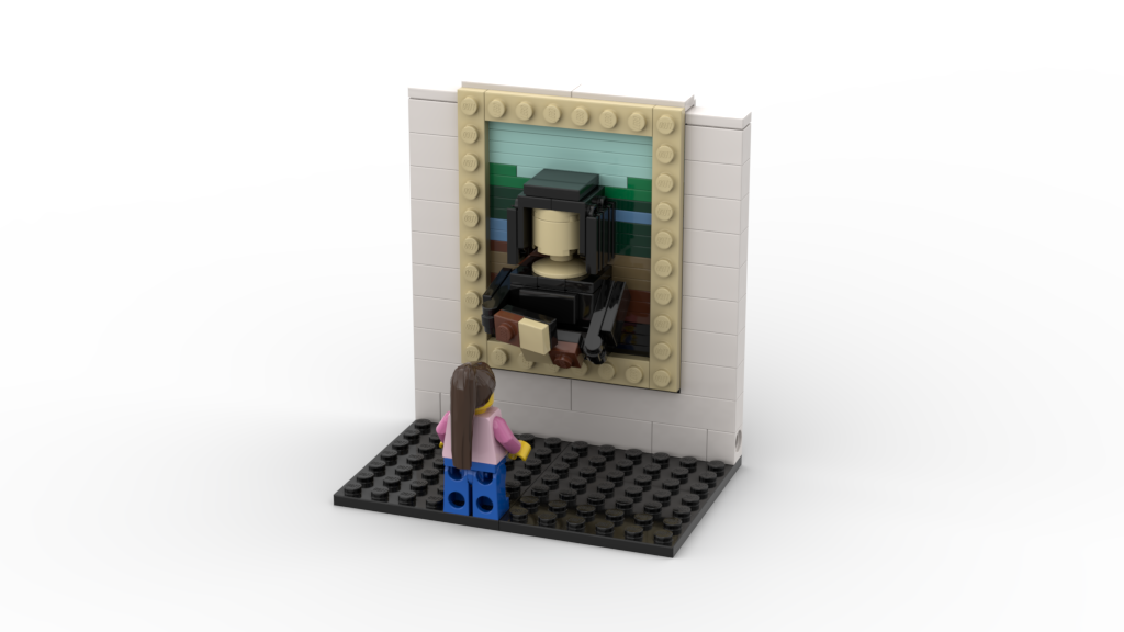 3D Mini Masterpiece - The Mona Lisa