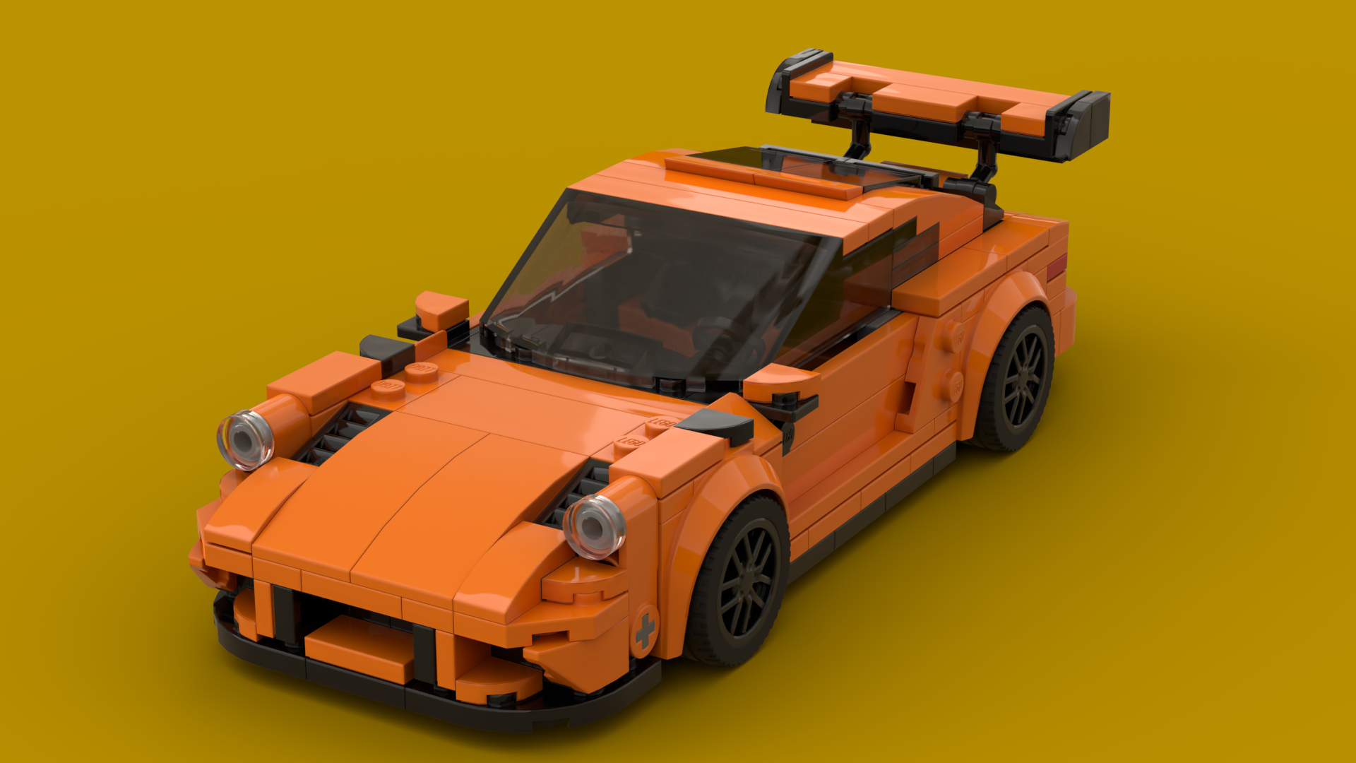 Porsche 911 GT3 RS (8 stud wide SC style)