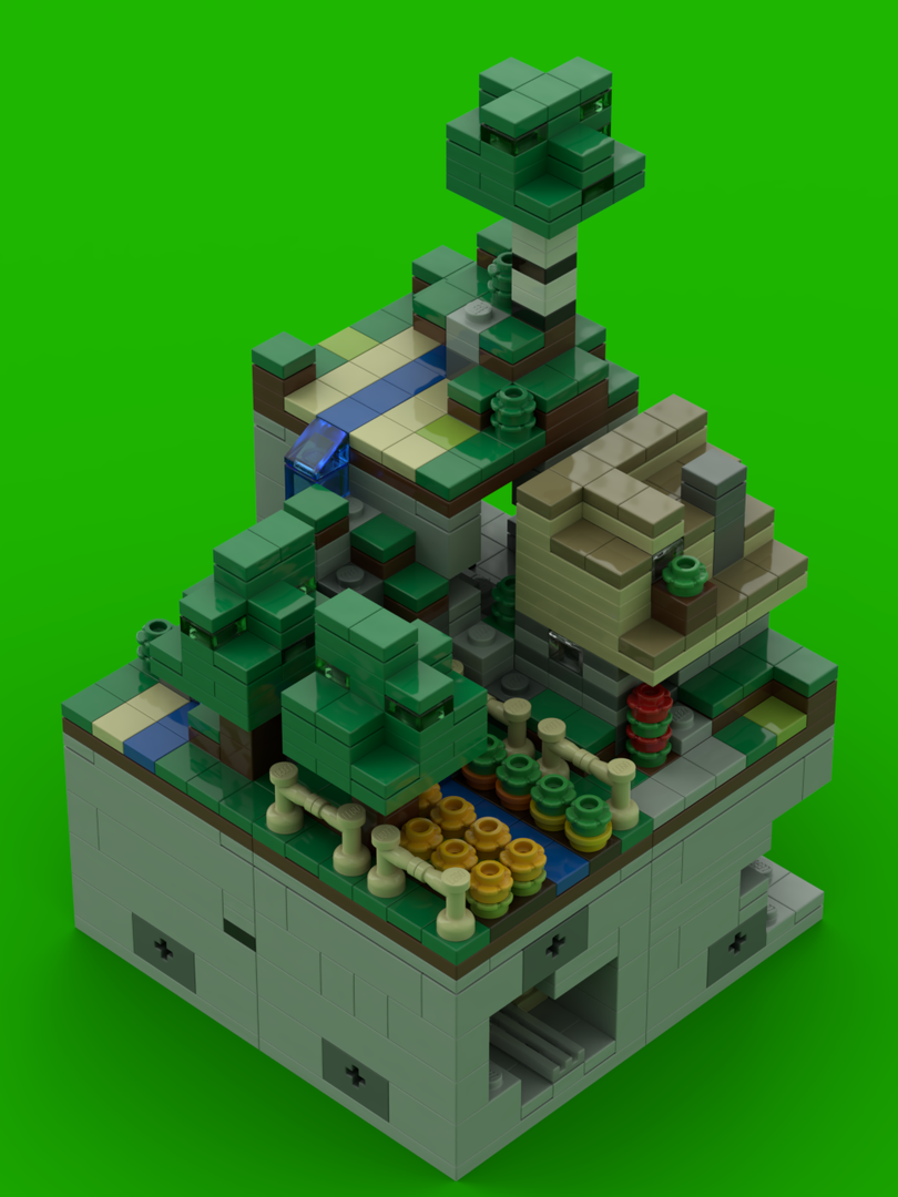 Micro world #1: Wooded hills (1:125 scale)