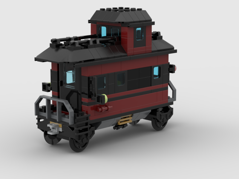Hidden Side Ghost Train Express 6x16 Caboose