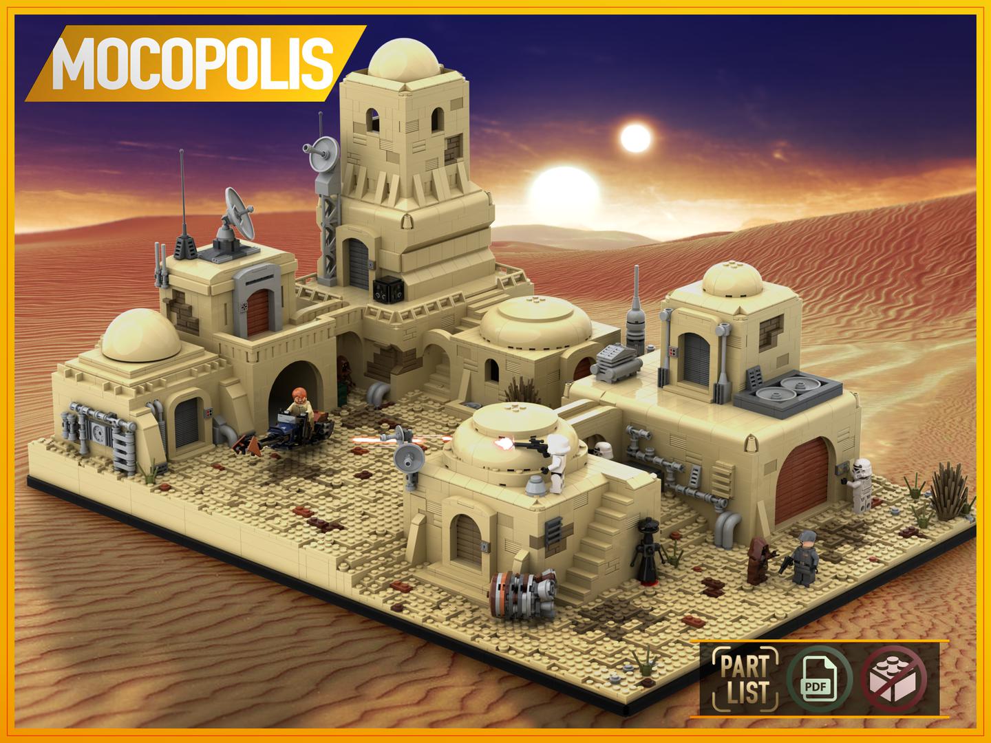 LEGO MOC SW Tatooine Mos Eisley Cantina #1 | PDF instructions (NO PARTS)
