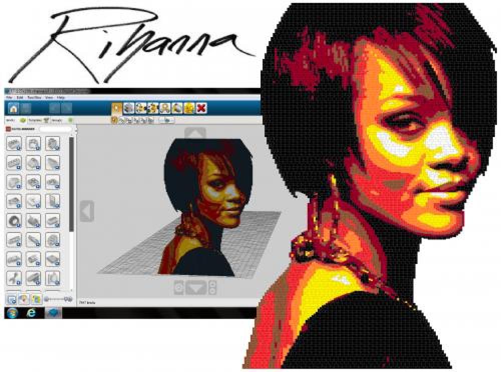 RIHANNA, Barbadian singer and songwriter.