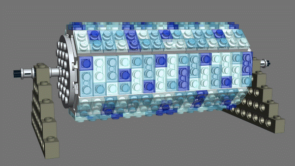 Waterfall simulation