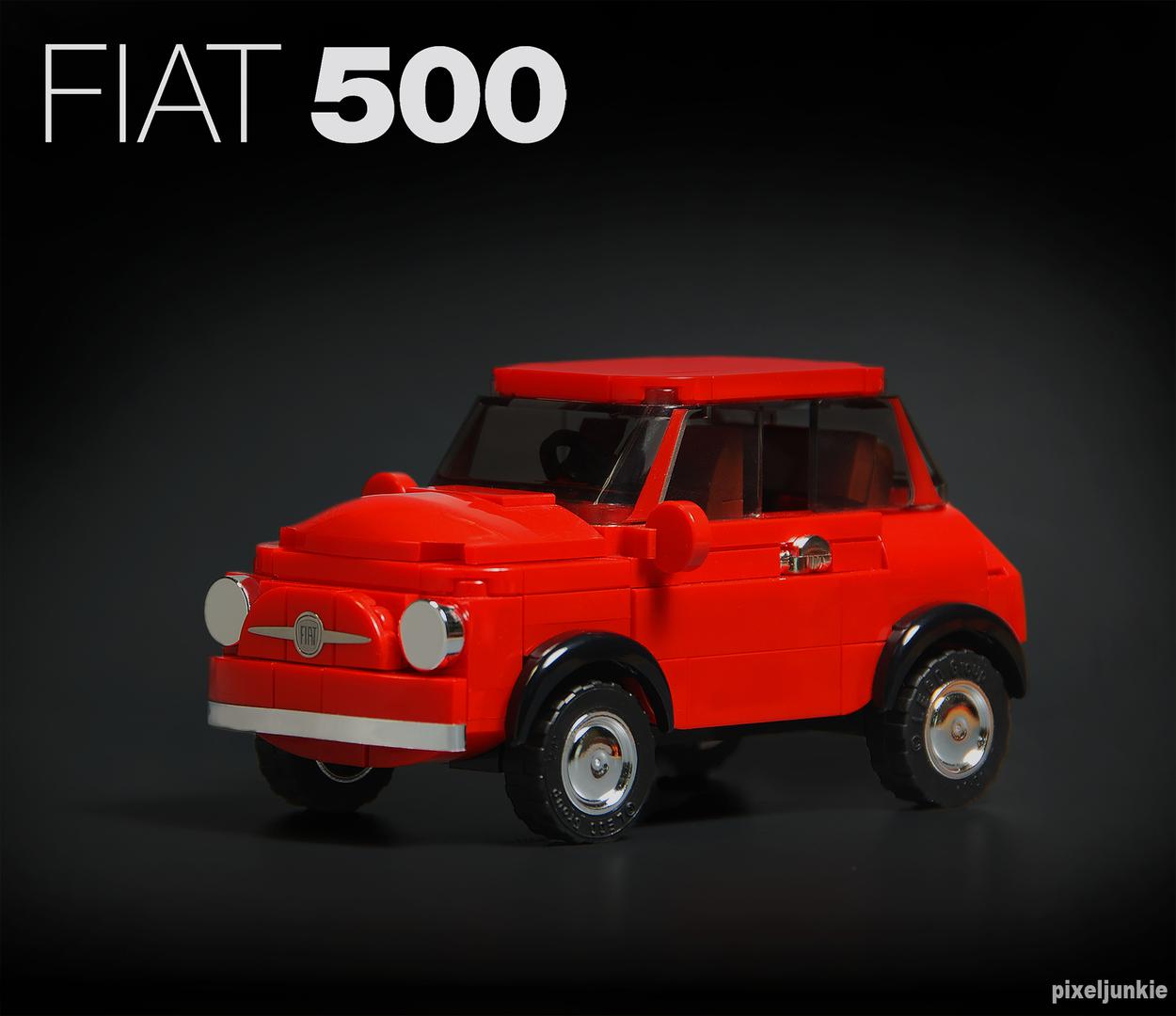 Classic Fiat 500 and Trailer