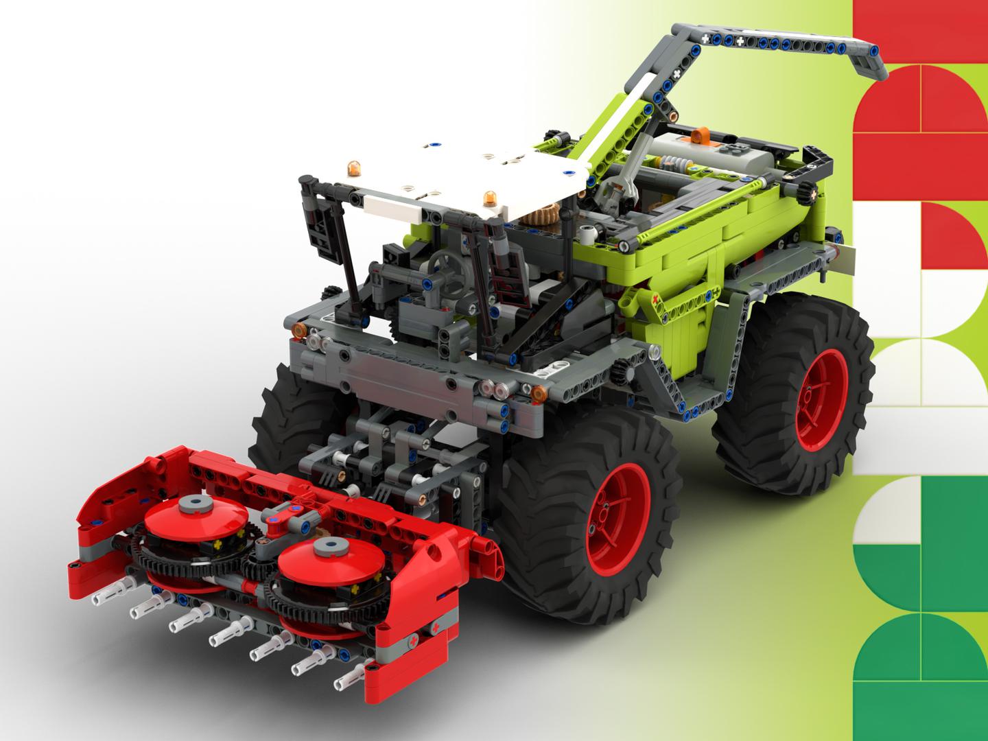 42054 - Claas Jaguar (MOC-52587) - LEGO MOC | MOC Tracker
