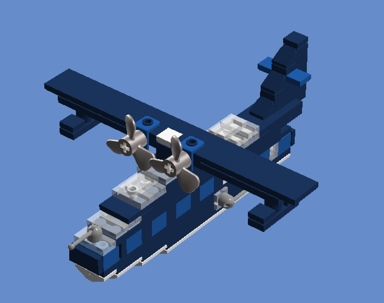 PBY Catalina 1-200 Scale (MOC-52611) - LEGO MOC | MOC Tracker