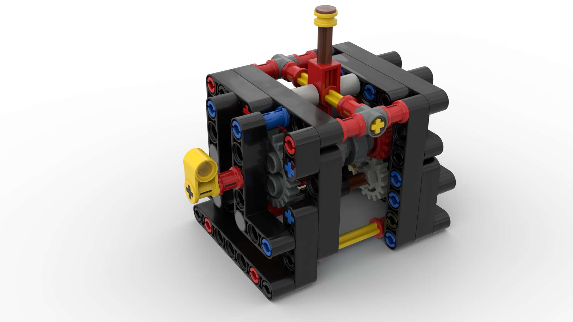 Simple 4 speed manual gearbox