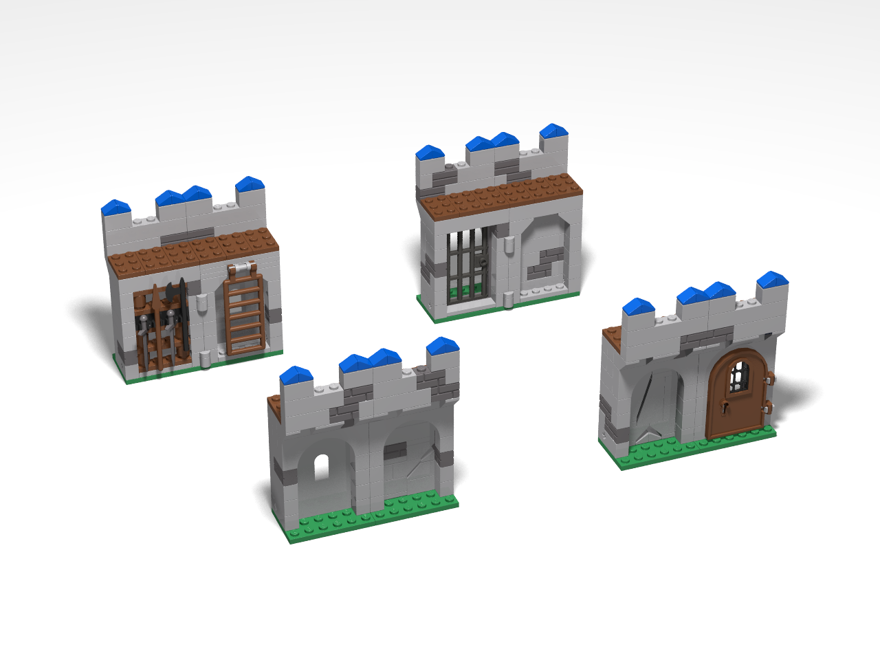 Wall Variants - Another Modular Castle Build