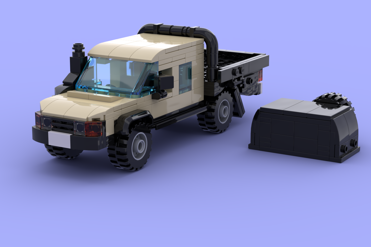 Toyota land cruiser Ute tray back