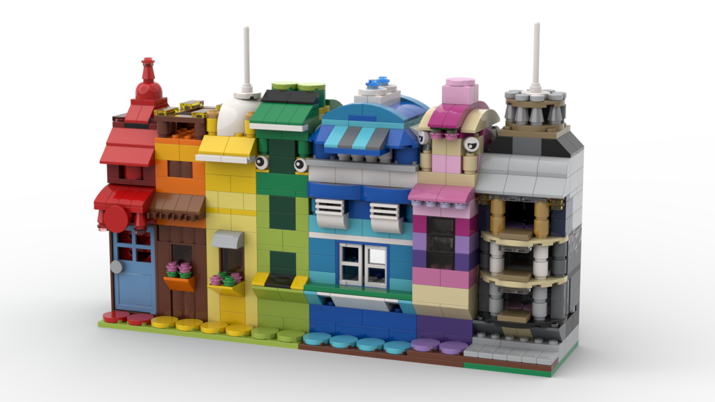 11005 Rainbow houses