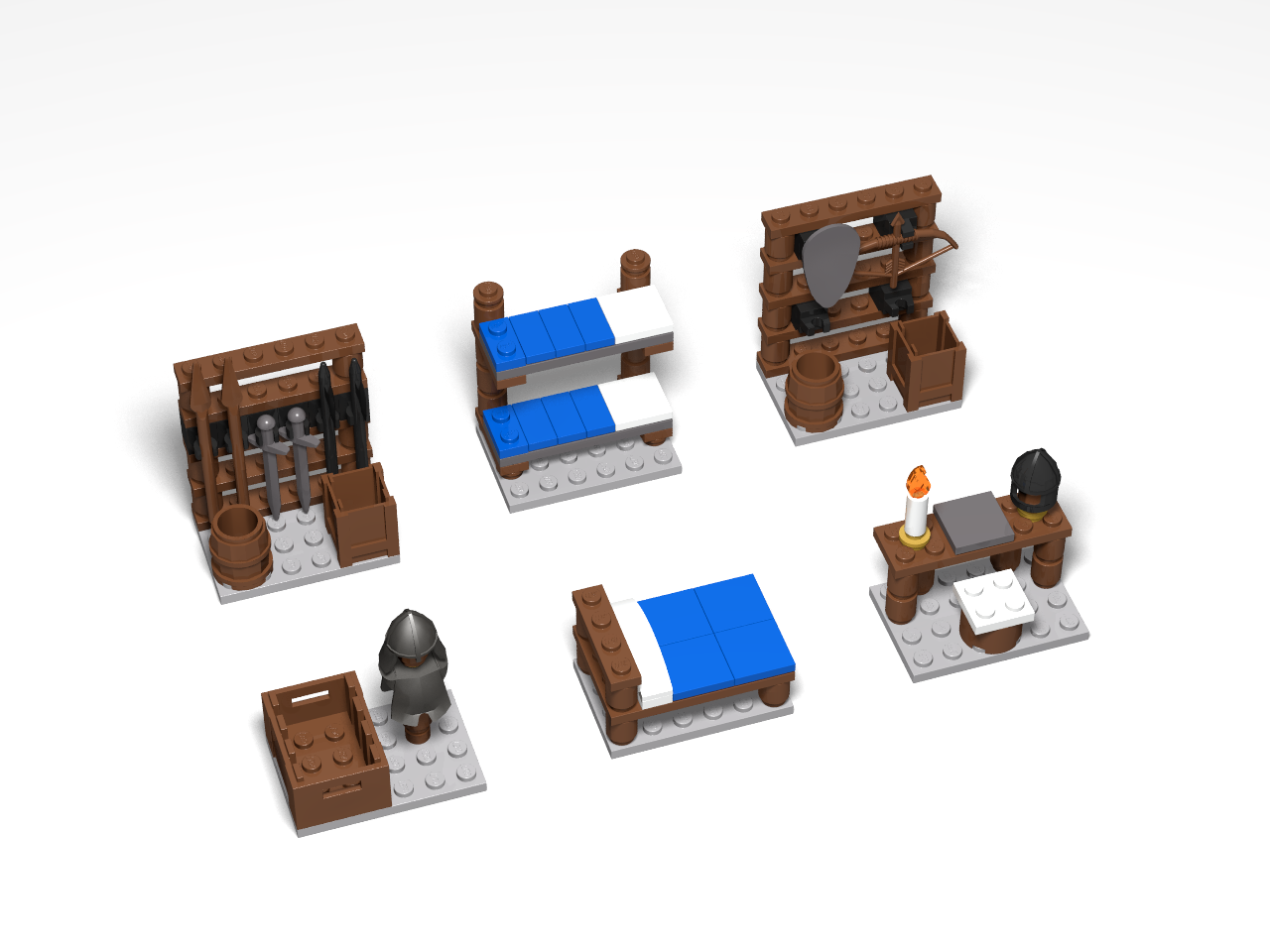 Corner Interiors - Another Modular Castle Build