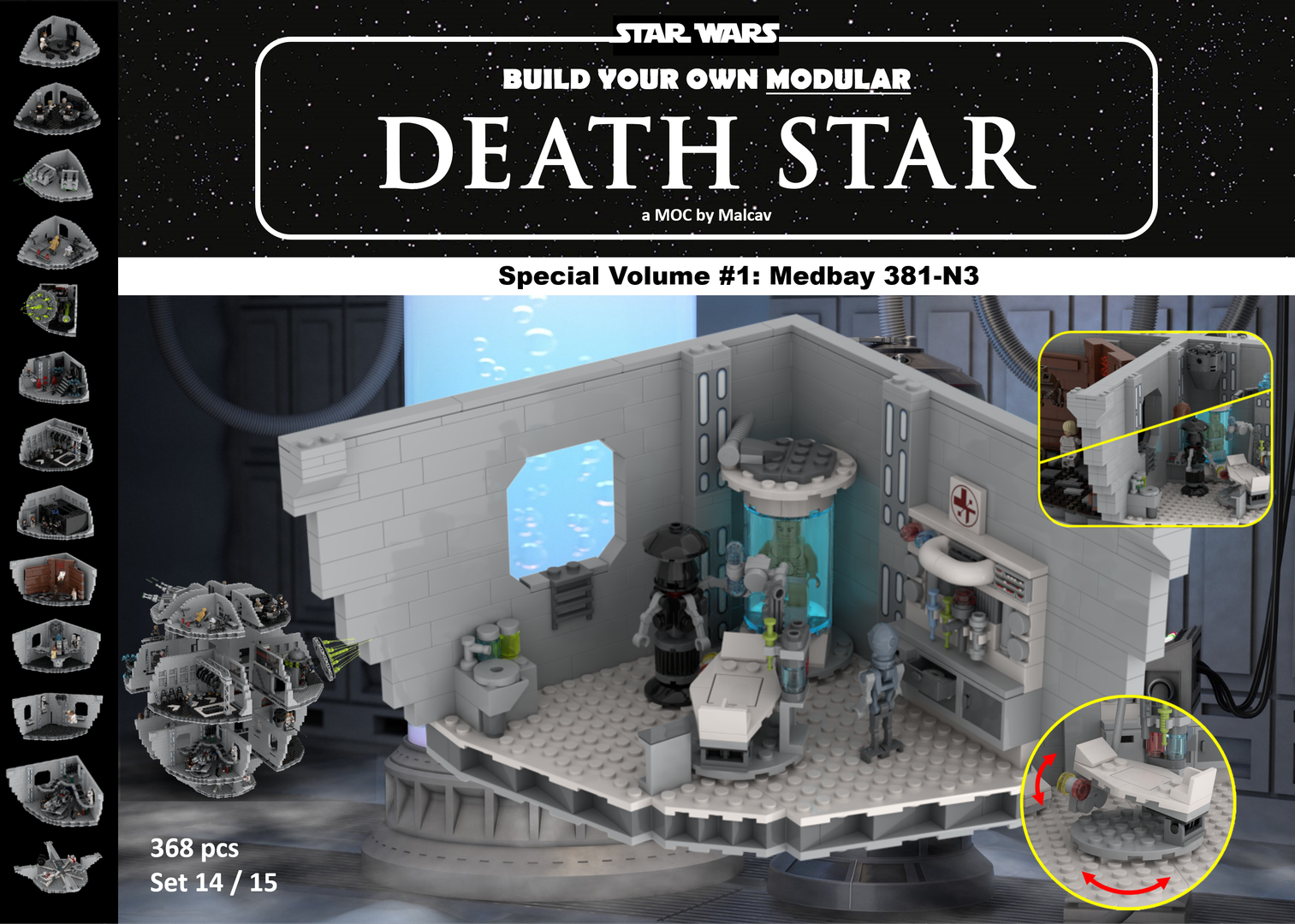 Modular Death Star Volume #14: Medbay 381-N3 - Replacement Module #1