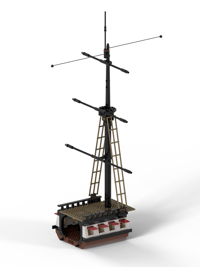 21322 MOD, Black Seas Barracuda extension with 3rd mast