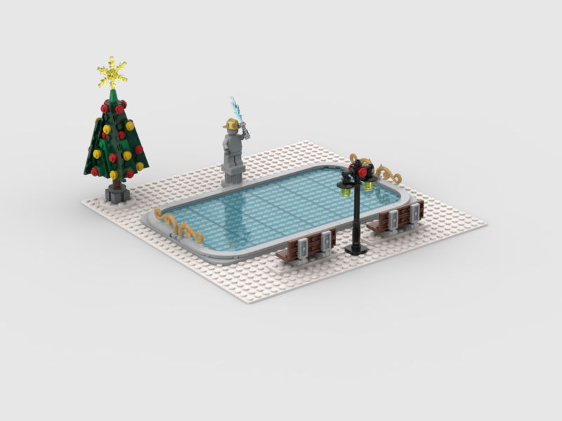 Winter Village Ice Skating Rinck