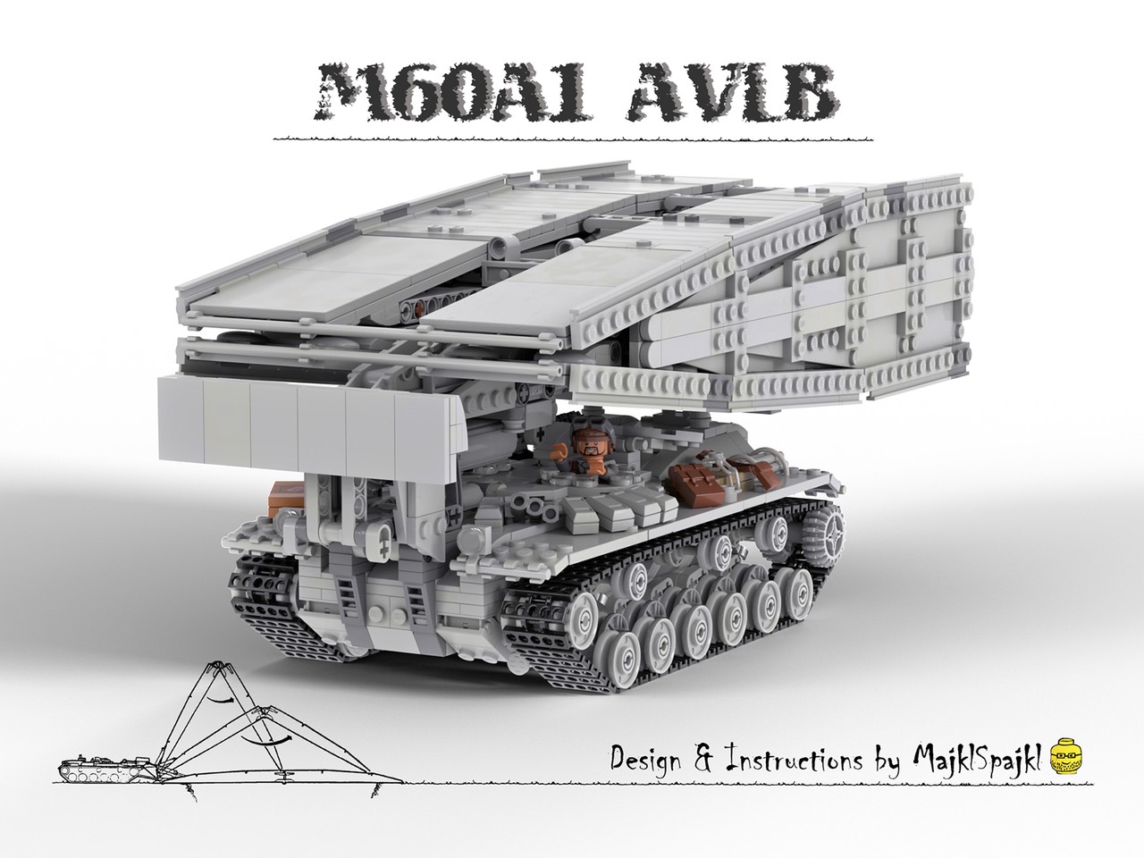 M60A1 AVLB - Armored vehicle-launched bridge