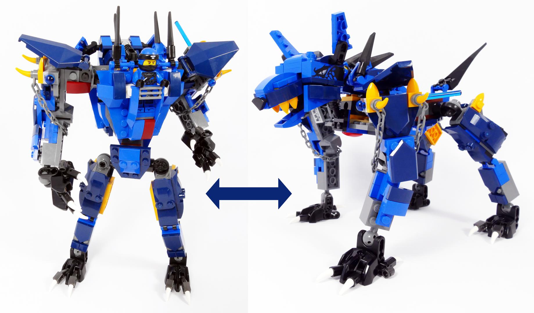Transforming Werewolf Mech - 70652 Alternate Build