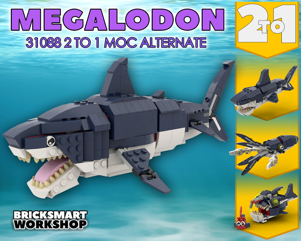 Megalodon 31088 2 to 1