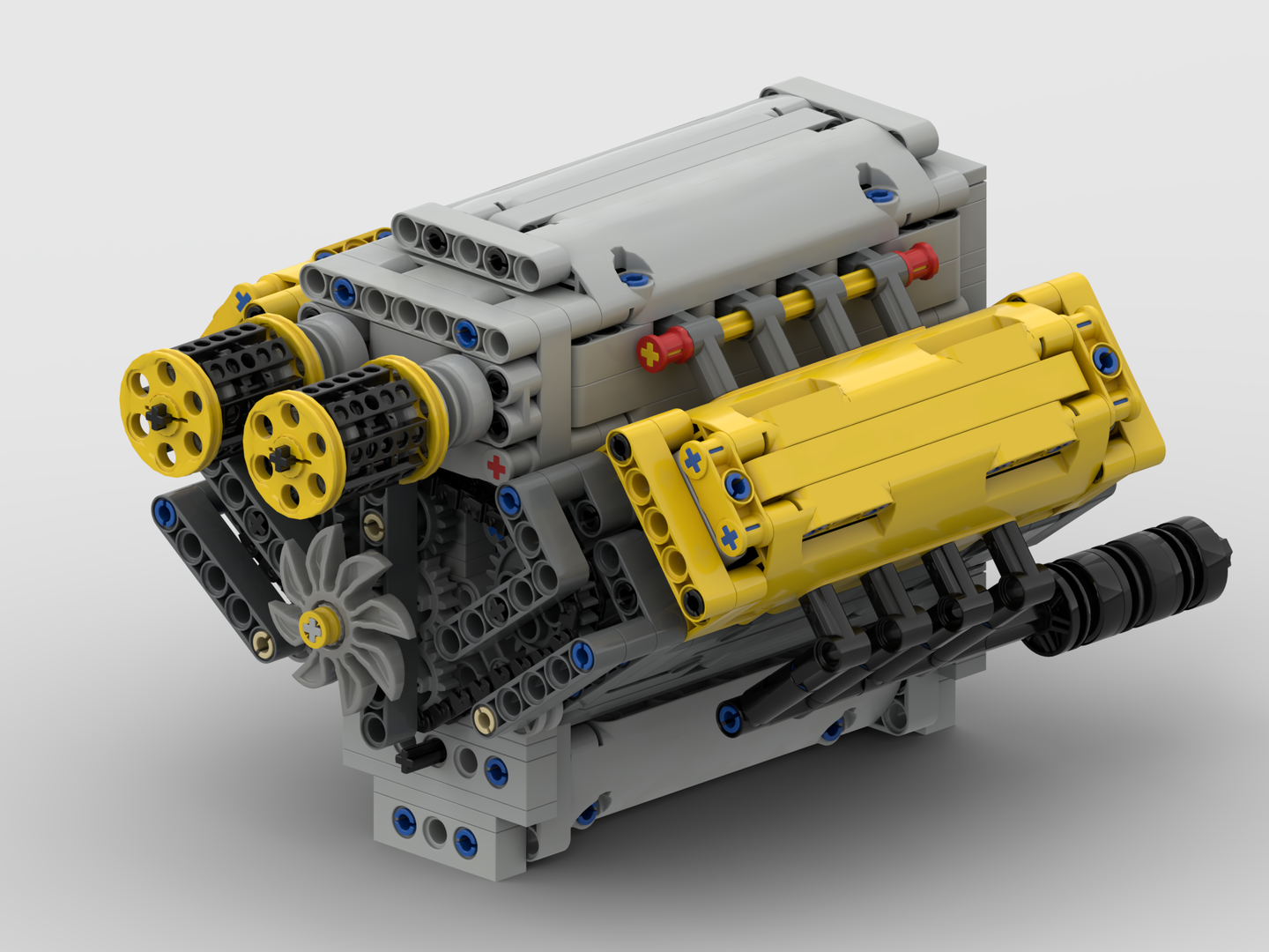 Crossplane V8 with natural Aspiration &amp; removable Covers