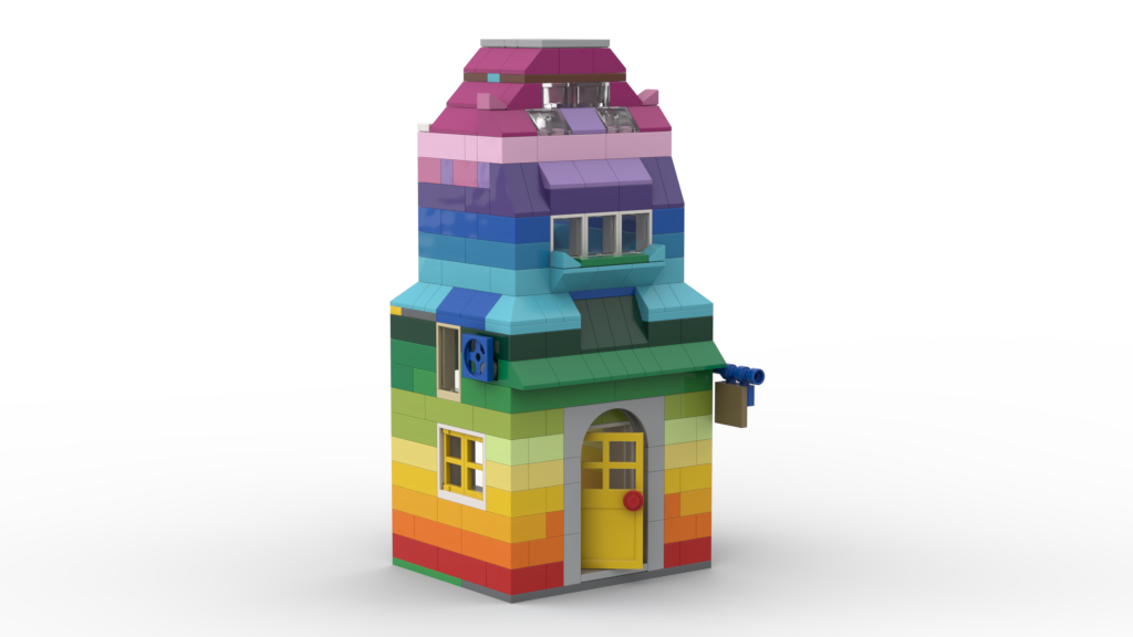 10698 Rainbow doll house ver2
