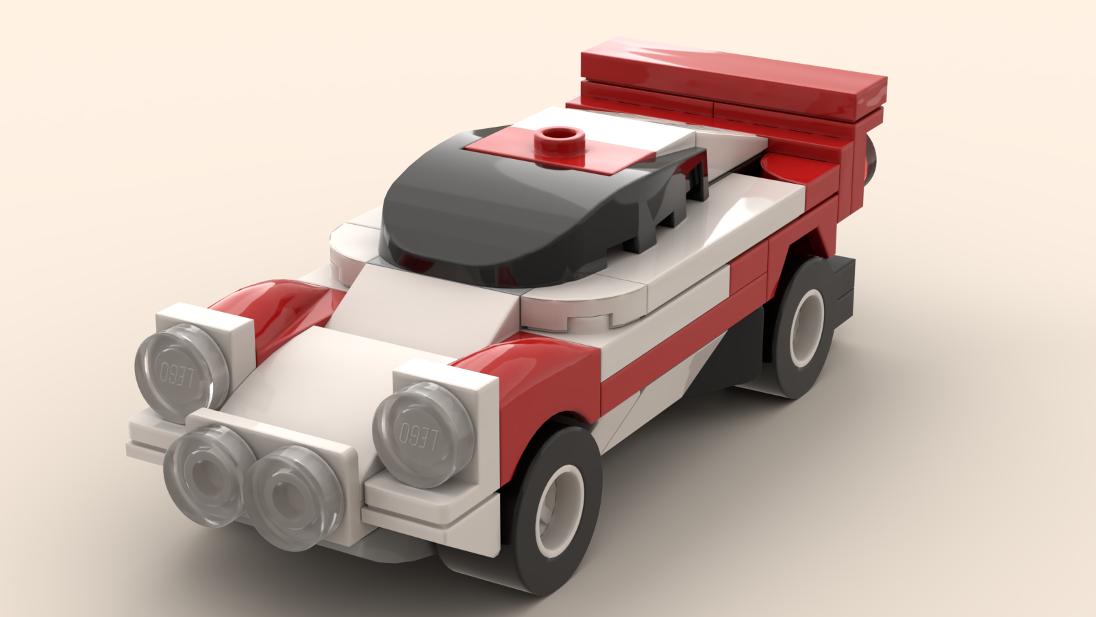 Lancia Stratos Rally (microscale) (MOC-54682) - LEGO MOC | MOC Tracker