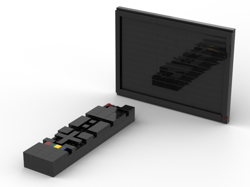 television and remote control