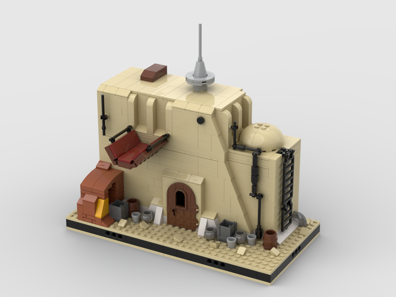 Desert Junk Store #5 for a Modular Space desert village (MOC-55496 ...