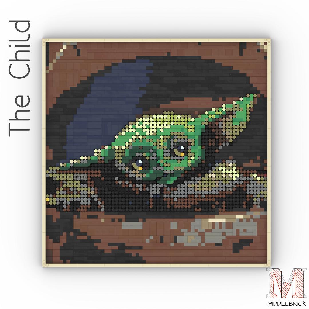 The Child Mosaic Art