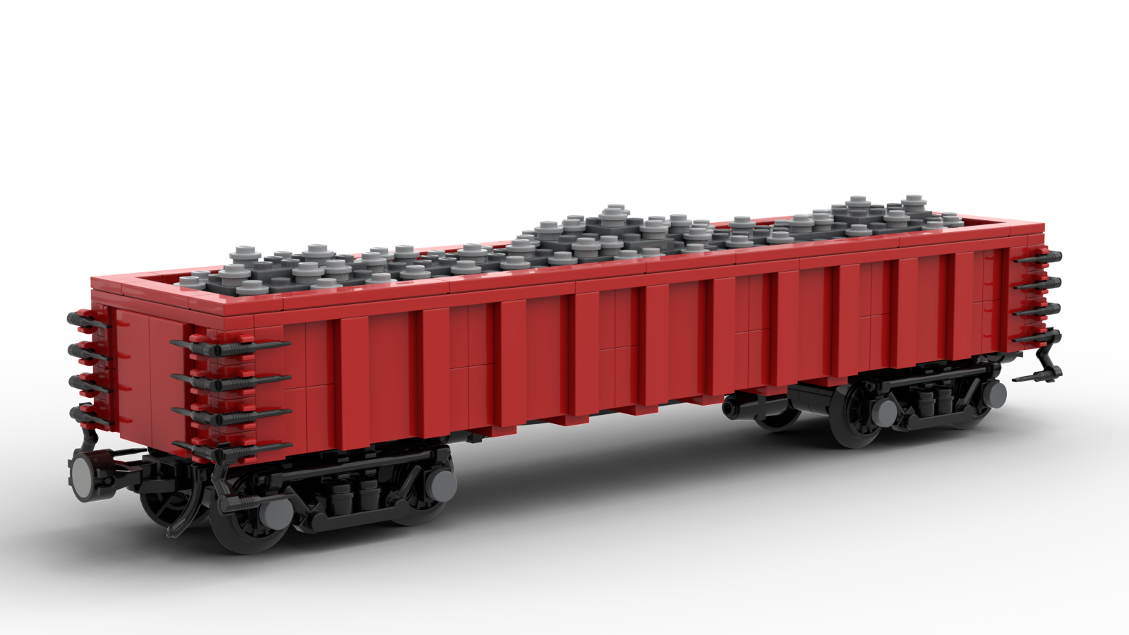 Gondola Car W/ Gravel Load