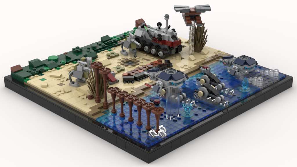 Micro Star Wars Battle of Kashyyyk