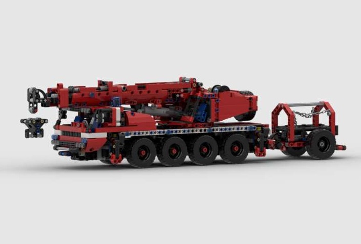 Firefighter Crane with Cage Trailer