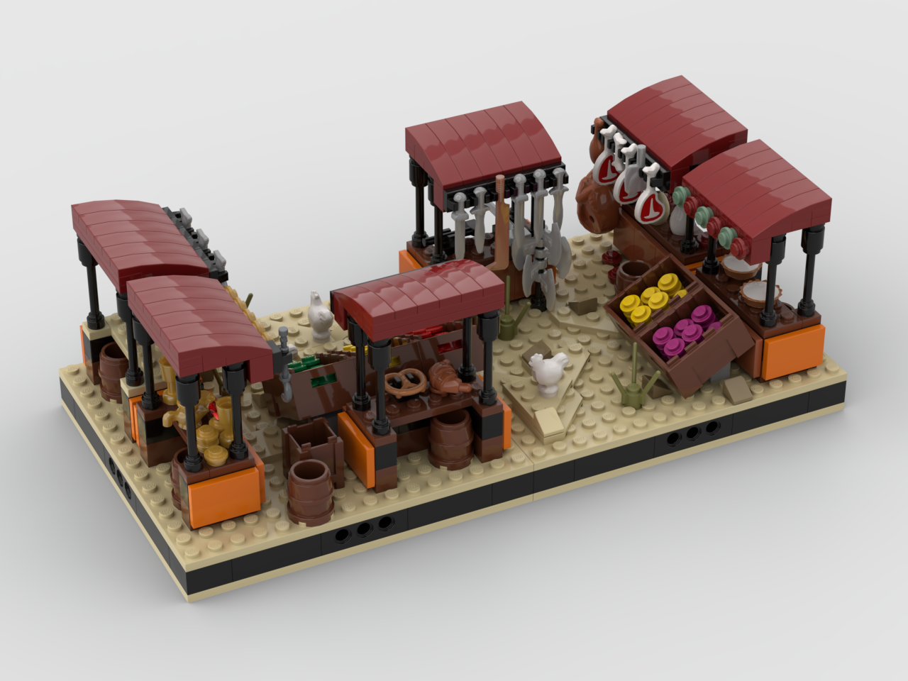 Desert Market #9 for a Modular Space desert village (MOC-55959) - LEGO ...