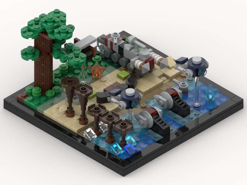 Nano Star Wars Battle of Kashyyyk