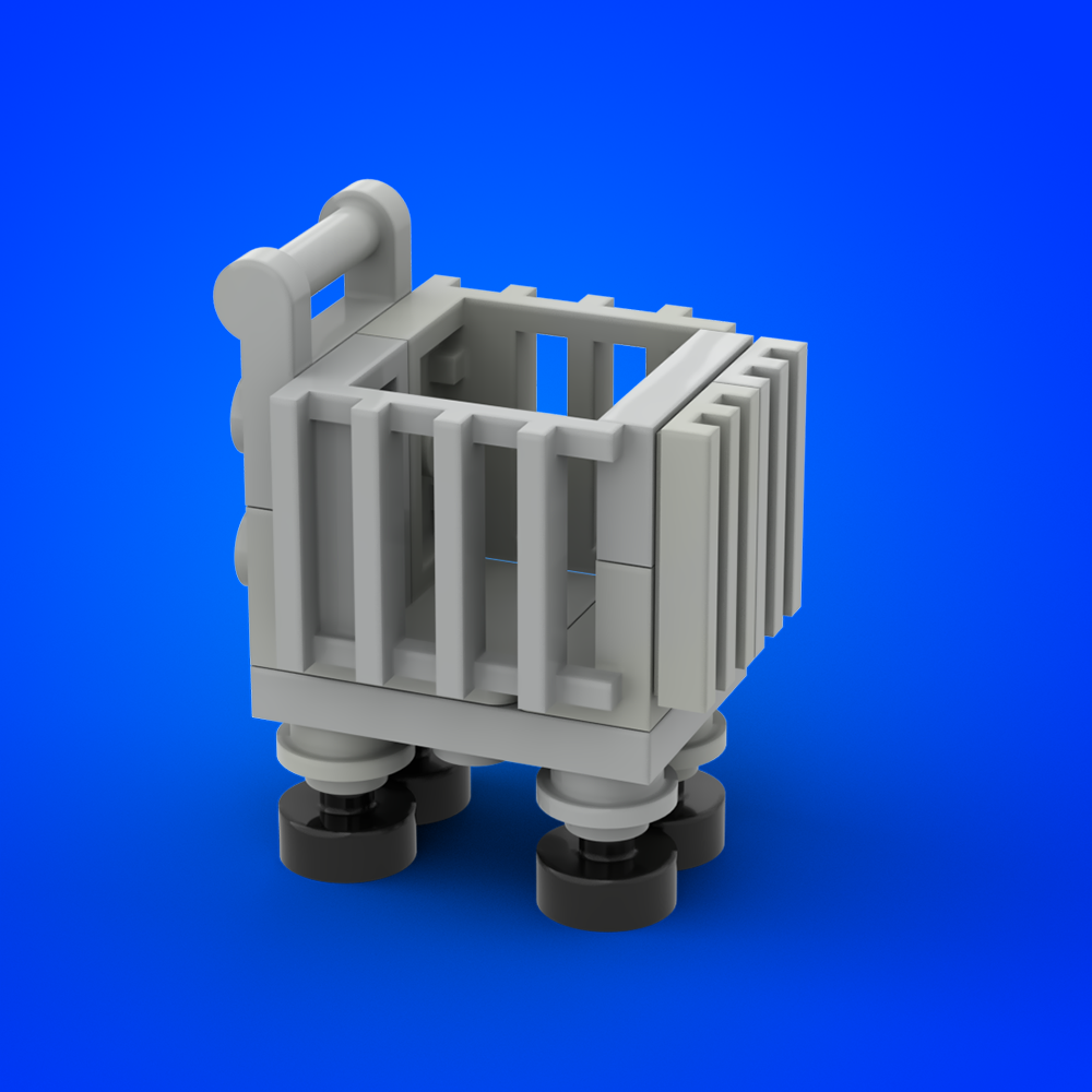 Standing Shopping Cart